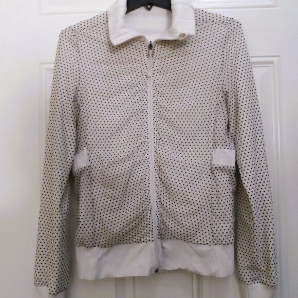 Lululemon white reversible  zip up jacket - Picture 1 of 9